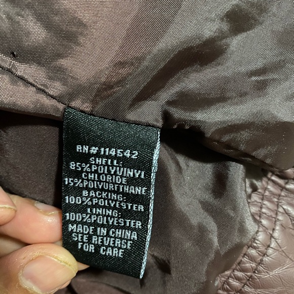 Brand new Jou Jou Faux-Leather Jacket - Picture 6 of 7